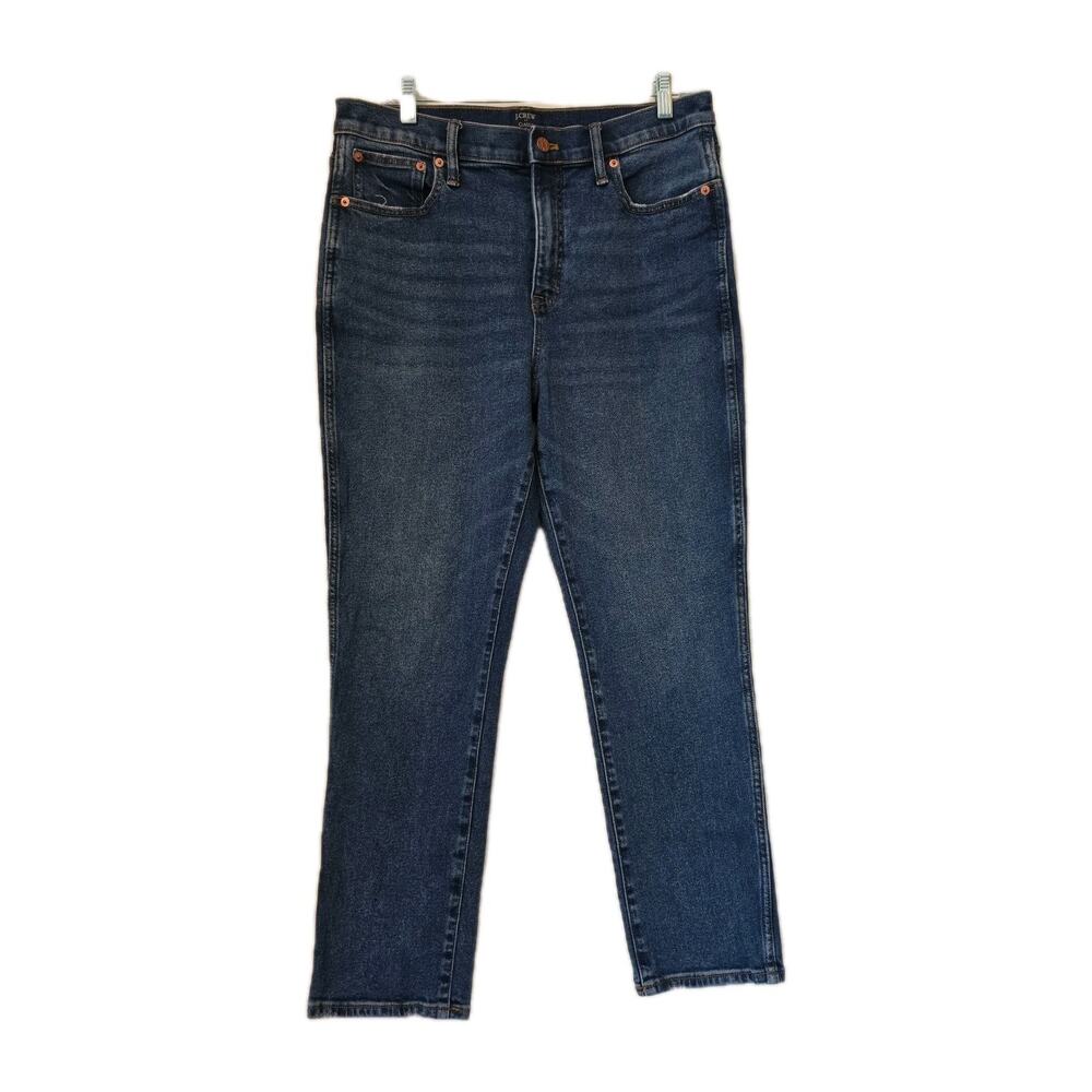 J. Crew Jeans Womens Size 31 Medium Wash Blue High Rise Classic Vintage Straight